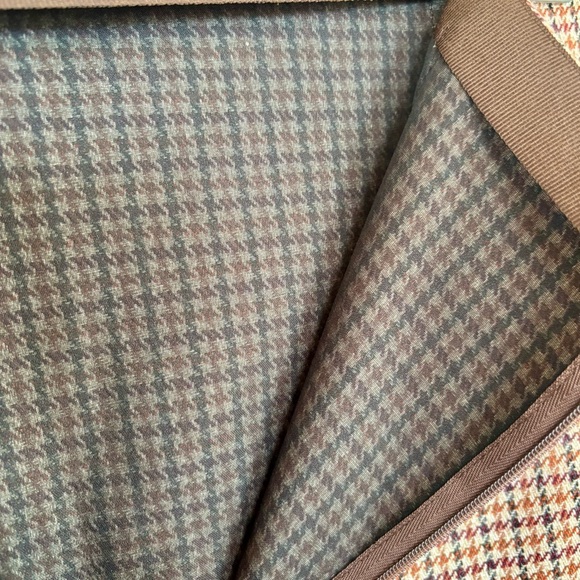 MAJE Jaisa Brown Houndstooth
Pattern Slit Midi Skirt - Picture 9 of 16